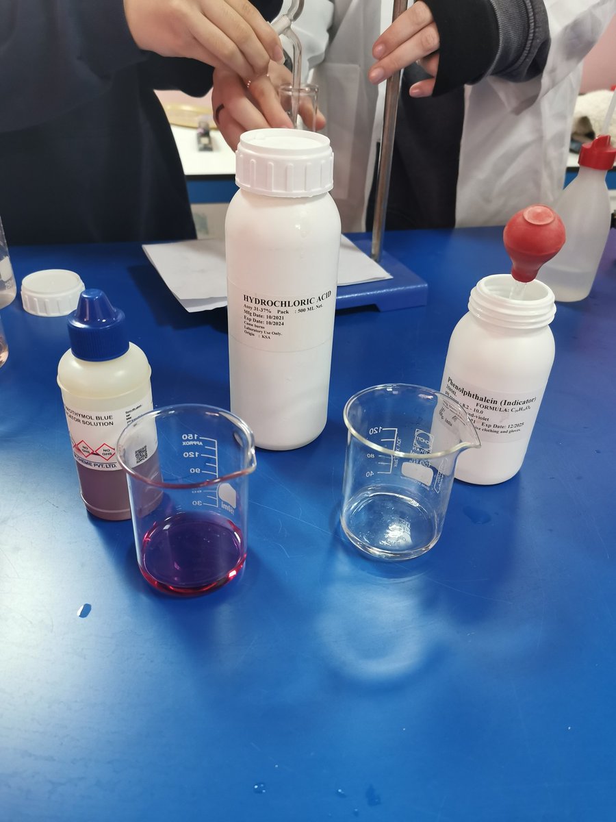 Acid-Base titration is one of the most important analytical procedure in Chemistry. Today my learners observed then applied titration while practicing lab techniques as reading and recording results correctly #chemistryinaction #titration #analyticalchemistry