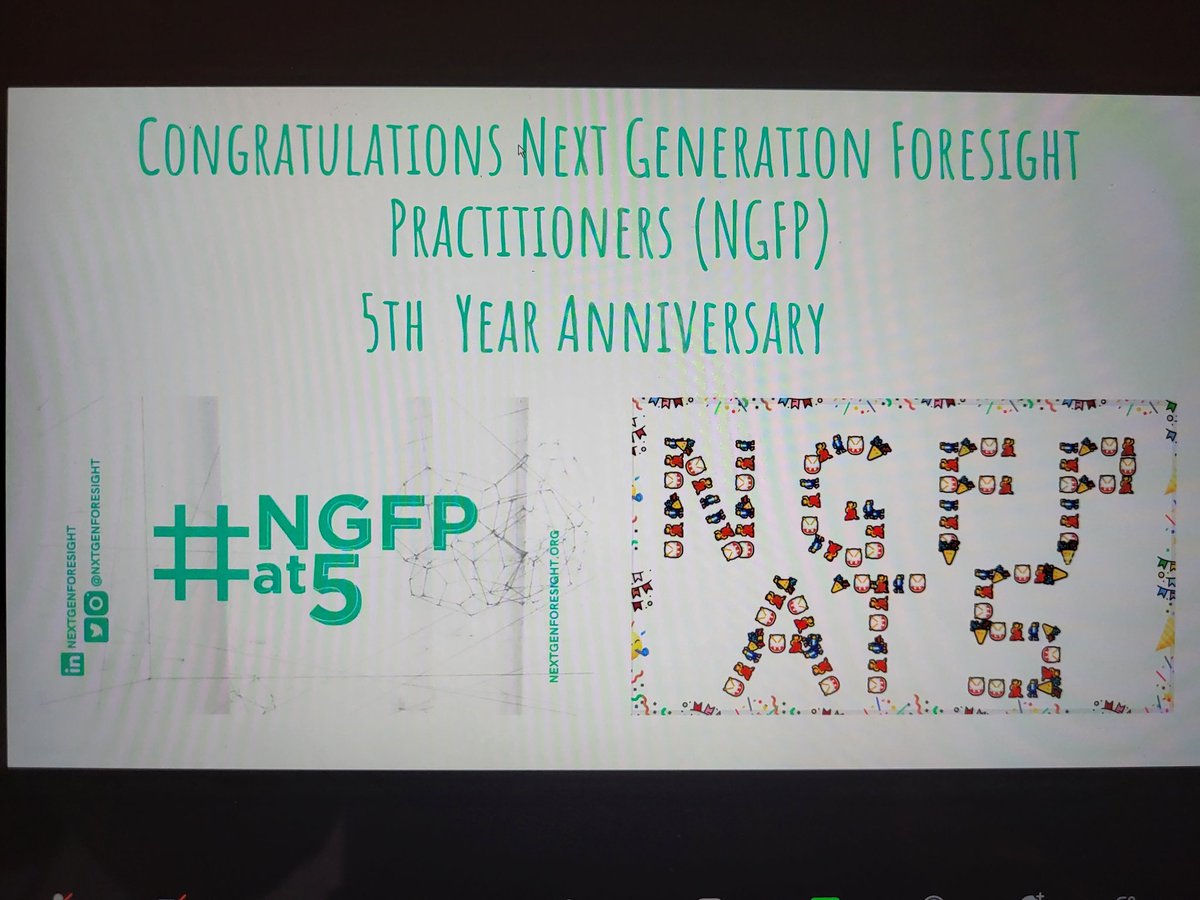ZabrinaEpps's tweet photo. @nxtgenforesight Great to hear about past foresight fellows.. Happy 5th Anniversary #NGFPat5 #NGFP2023 https://t.co/Co46BsgPSp