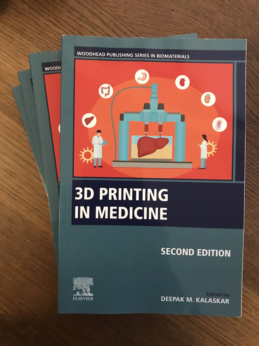 kalaskarlab's tweet photo. It’s great to see print copies of our latest book available via ELSEVIER. #3dprinting #medicine #bioprinting #custommedicaldevices #medicaleducation #diseasemodelling https://t.co/8RHJ27wTKV