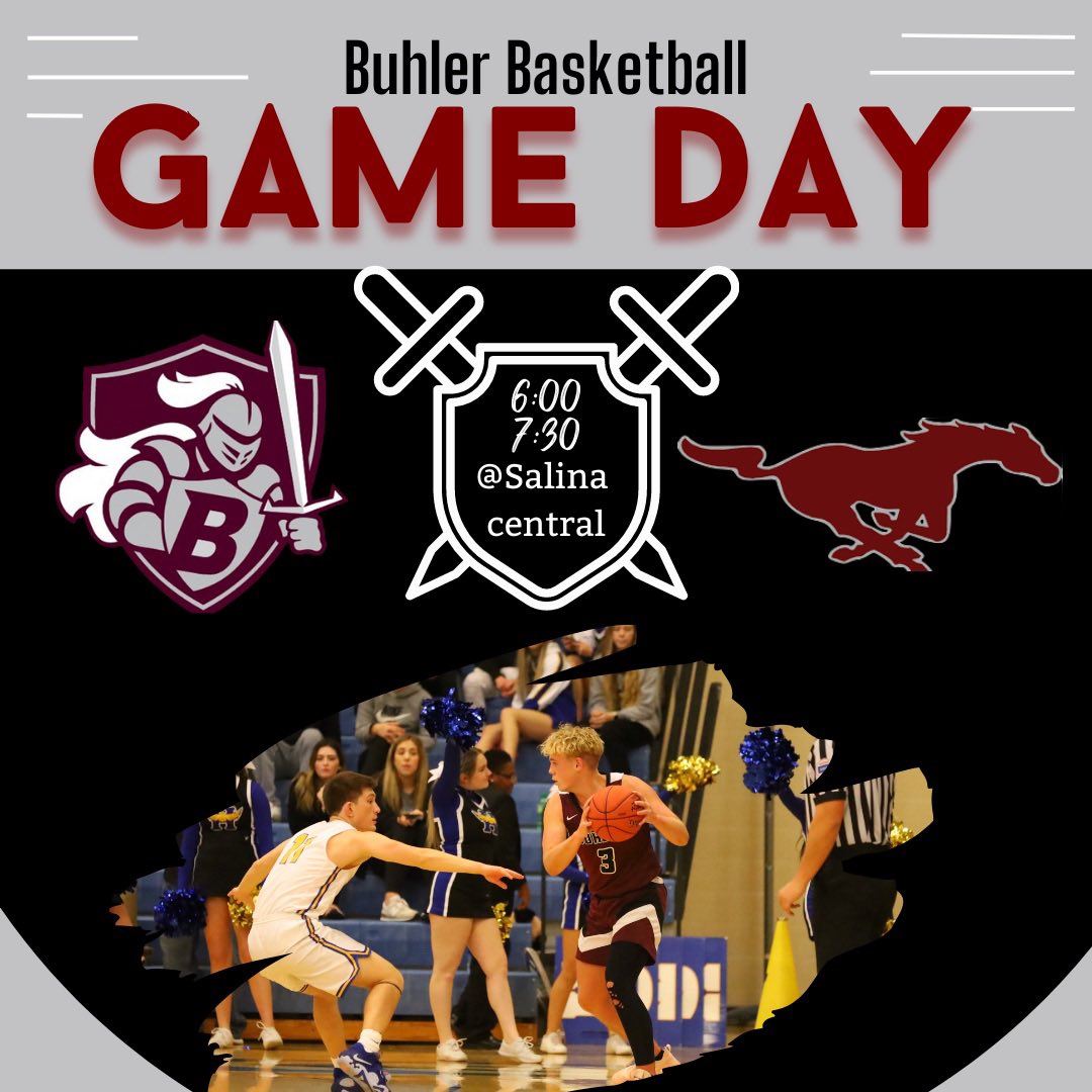 ITS GAMEDAY! 

Your buhler crusader will will travel to Salina Central to play the mustangs in the first round of the S.I.T.

⏰girls at 6:00; boys at 7:30

youtu.be/Wgt26FUXYNw