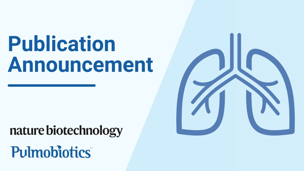 Pulmobiotics SL (@pulmobiotics) on Twitter photo (1/3) We are excited to announce the publication of preclinical results in <a href="/NatureBiotech/">Nature Biotechnology</a> demonstrating that treatment using our engineered live biotherapeutic significantly reduced antibiotic-resistant Pseudomonas aeruginosa infections in mice: pulmobio.com/lastnews (1/3) We are excited to announce the publication of preclinical results in <a href="/NatureBiotech/">Nature Biotechnology</a> demonstrating that treatment using our engineered live biotherapeutic significantly reduced antibiotic-resistant Pseudomonas aeruginosa infections in mice: pulmobio.com/lastnews