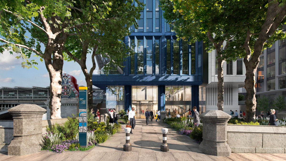 MakeArchitects's tweet photo. ‘Building 1’ at Bankside Yards West has received planning consent!

Our #netzero operational carbon #officedesign is for Native Land's #BanksideYards masterplan – the first major mixed-use development in the UK to achieve net zero operational emissions.

https://t.co/FYqIeBcCjX https://t.co/V3cLdBUx50