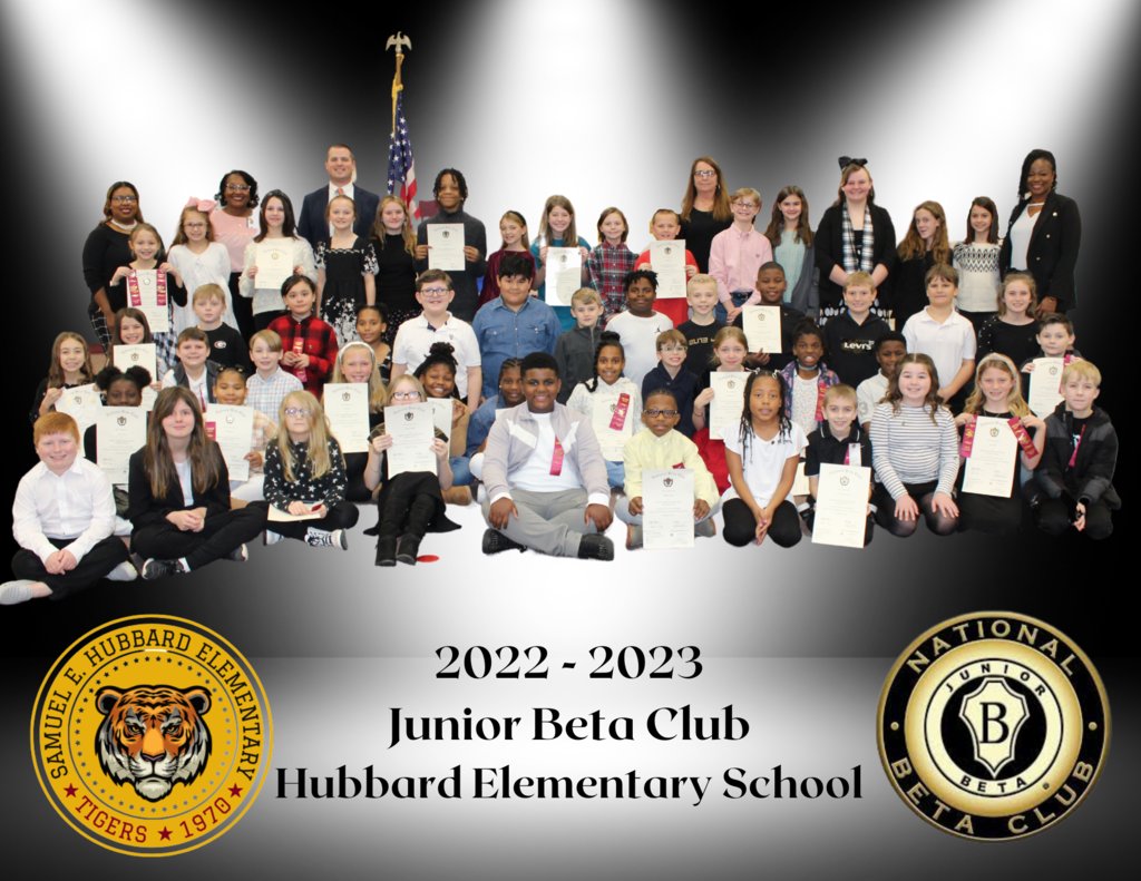 Hubbard_Elem's tweet photo. Congratulations to our 2022-2023 Junior Beta Club Inductees! https://t.co/nFf1sWMfam