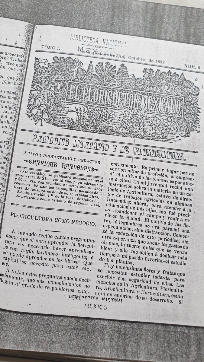 antoniorandolph's tweet photo. @Cuauhtemoc_1521 Maestro, te comparto este fragmento de archivo, era una publicación semanal que mi tatarabuelo inmigrante editaba, tendrás algo de info al respecto? https://t.co/MFxv9ti3Hy
