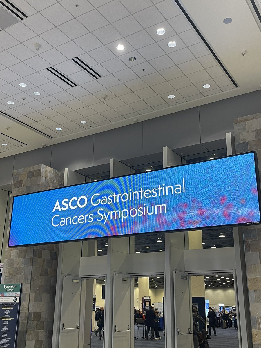 OncLive's tweet image. Happy first day of @ASCO #GI23! OncLive is on site and ready to see what this year’s symposium has in store. Follow along to see which experts we talk to and what abstracts we highlight- and if you’re in person, don’t forget to stop by!! #oncology