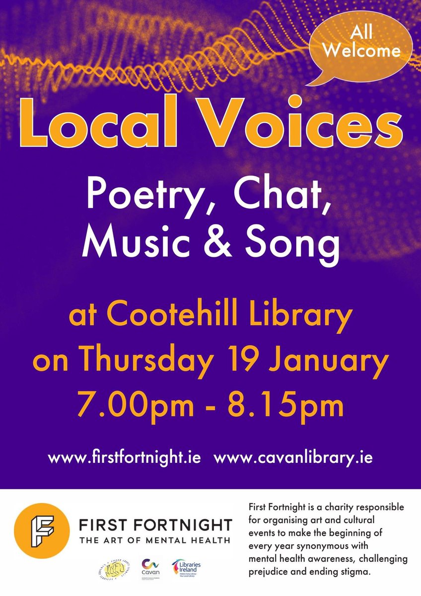 Cootehill Arts Festival (@cootehillarts) on Twitter photo Get yourself down to Cootehill Library this evening for an evening of poetry, chat, music & song. All welcome <a href="/CootehillC/">Cootehill Chamber</a> <a href="/cavanarts/">Cavan Arts</a> <a href="/CavanLibrary/">Cavan Library Service</a> <a href="/LibrariesIre/">Libraries Ireland</a> <a href="/firstfortnight/">First Fortnight</a> Get yourself down to Cootehill Library this evening for an evening of poetry, chat, music & song. All welcome <a href="/CootehillC/">Cootehill Chamber</a> <a href="/cavanarts/">Cavan Arts</a> <a href="/CavanLibrary/">Cavan Library Service</a> <a href="/LibrariesIre/">Libraries Ireland</a> <a href="/firstfortnight/">First Fortnight</a>