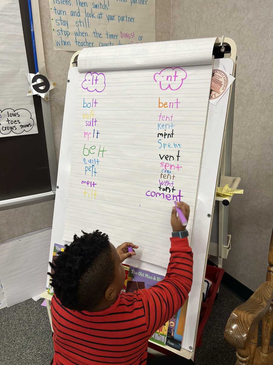 This week we are working on ending blends. I gave a hard task of building their own words using the ending -lt or -nt. Their response”Mrs. Eppard, we can do hard things!!” I think they were correct!