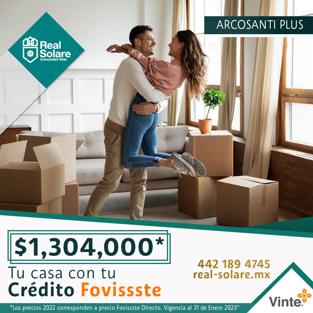 real_solare's tweet photo. ¡Adquiere tu CASA con tu crédito Fovissste!
Aprovecha últimos días a precio 2022. 
Vigencia  al 31 de enero 2023*
visítanos, agenda tu cita: 442 189 4745
conoce nuestros modelos:
https://t.co/W00V6DnOnC✅ https://t.co/qsnB6SXyyF