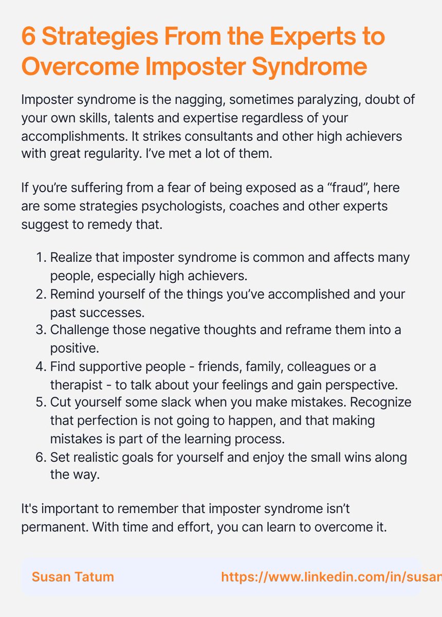 Imposter Syndrome is common among consultants and other experts, but you don't have to live with it.