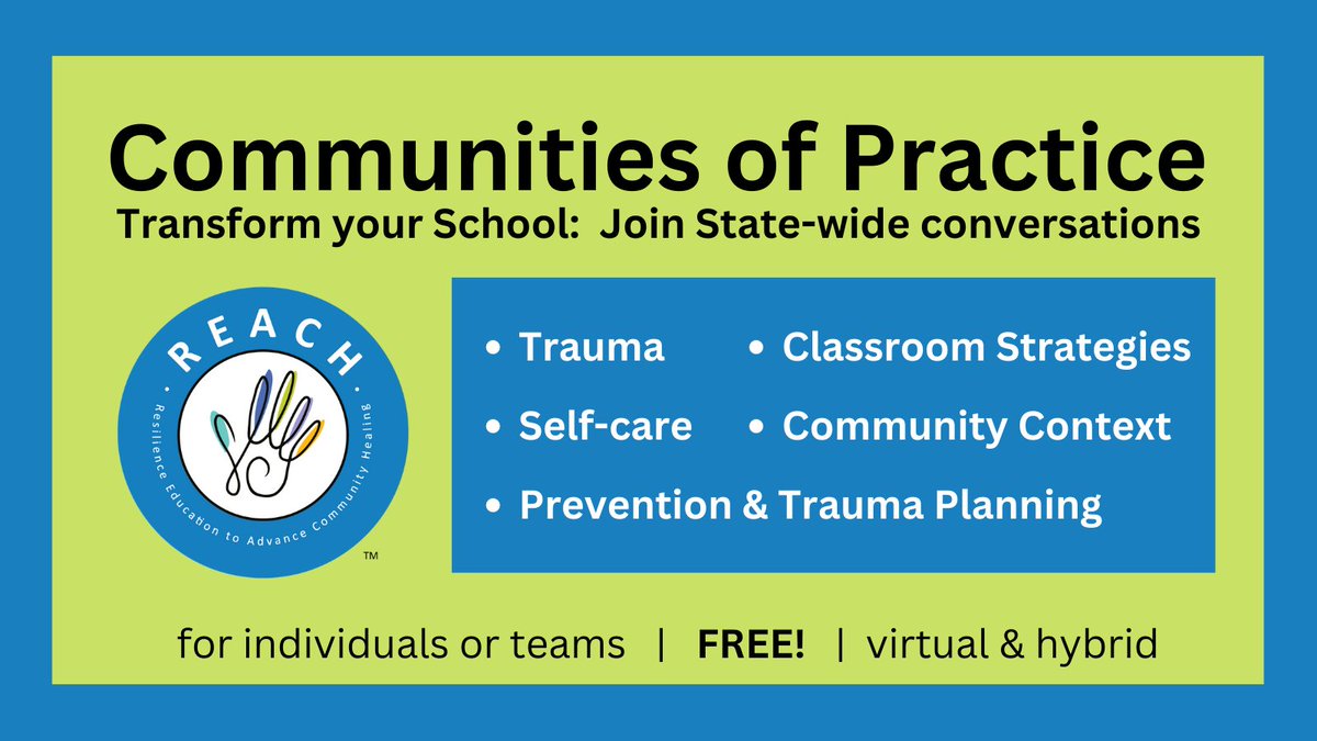 Want to transform your school? Join @LurieCCR and the @ISBEnews SEL Hubs in powerful conversations #letsdoit #trauma #traumainformed #SELinEDU #resilience drive.google.com/file/d/1ugbdM9…