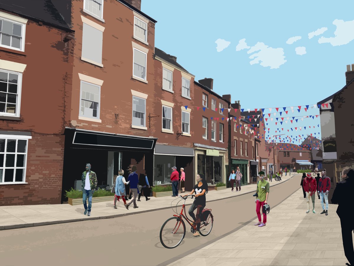 We are excited to announce that the £15m ‘Ashbourne Reborn’ project we worked on with @derbyshiredales for the #transformation of #Ashbourne town centre has been granted funding from Central Government’s #LevellingUpFund!

#architect #AshbourneReborn #derbyshire #regeneration