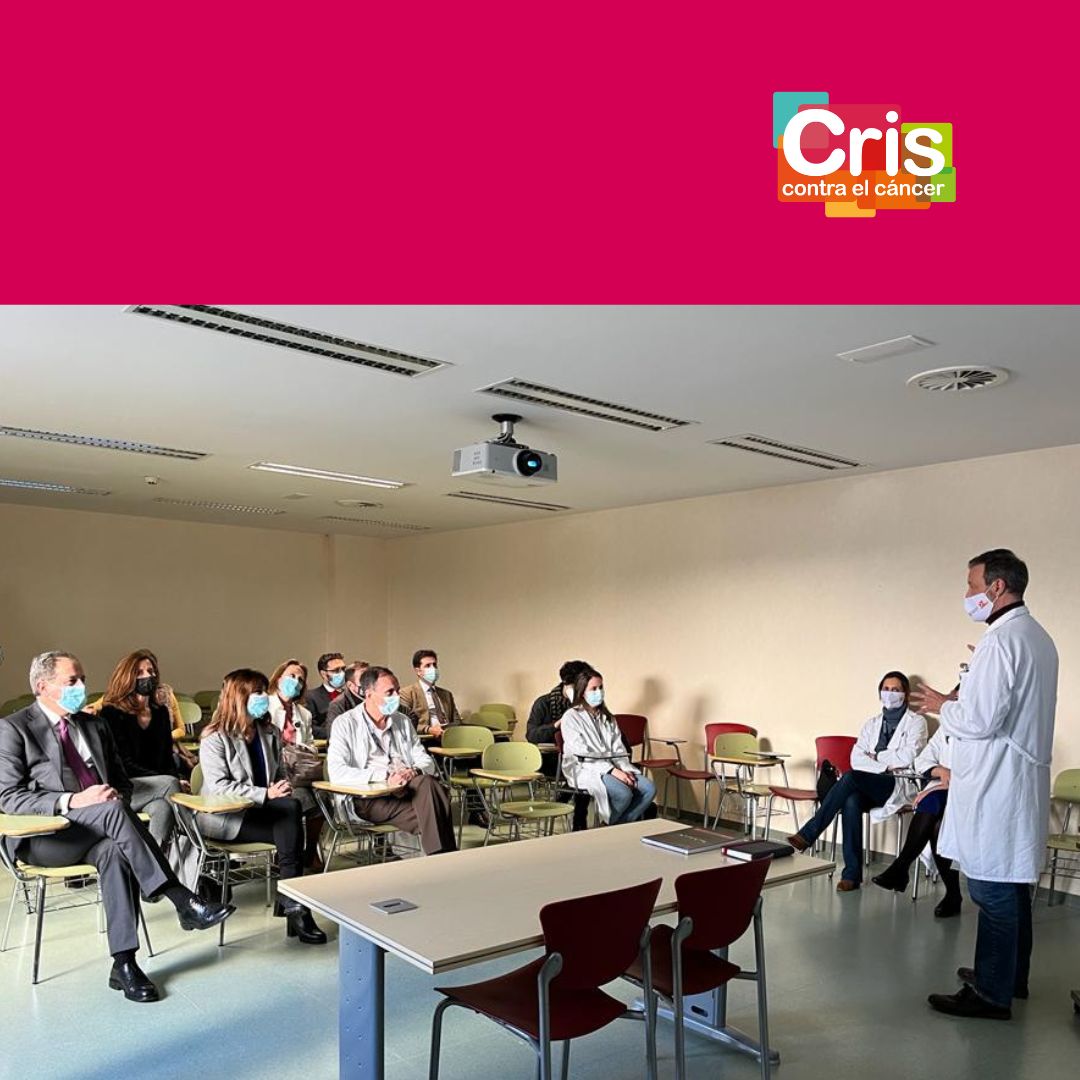 criscancer's tweet photo. Hoy @AndbankES ha visitado la Unidad CRIS de Inmuno-Oncología del 12 de Octubre, financiada por CRIS contra el cáncer con apoyo de Andbank,  para conocer el trabajo del equipo del Dr. Luis Álvarez-Vallina, que lleva años generando importantes avances en terapias celulares https://t.co/UgvepiDGOV