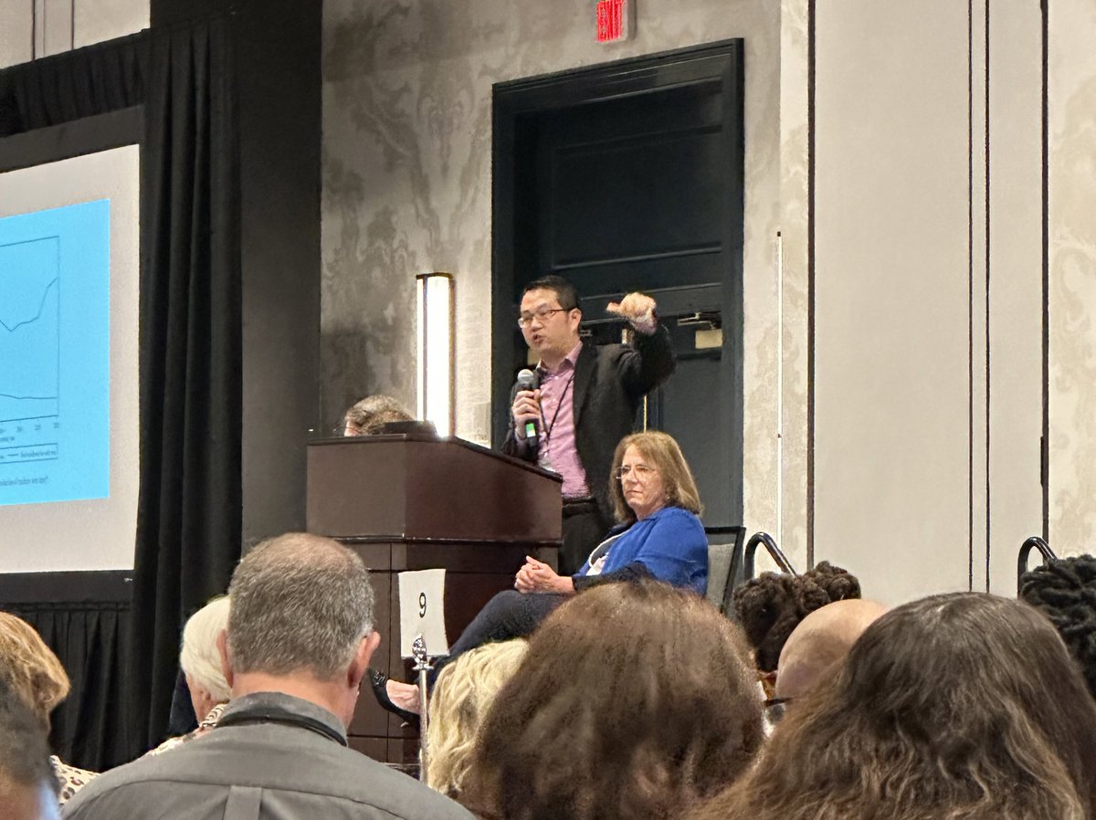 JeremyHertz's tweet photo. Super insightful DATA from @edu_tuan at the National Educator Shortage Summit #educatorshortage (featuring a giant speaker blocking part of the presentation lol) https://t.co/nJHxFNHtYy