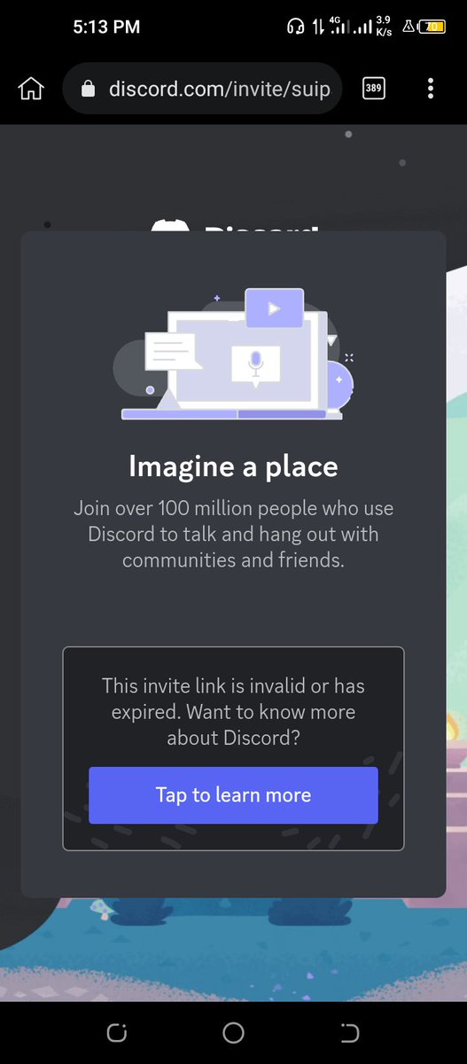 michude3's tweet photo. @SuiPadxyz @Galxe It's saying discord link is invalid https://t.co/ZfVvgarg4J