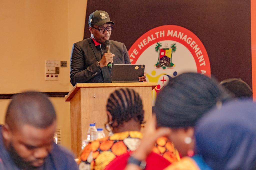LagosHOS's tweet photo. The Head of Service Mr.@hmokunola_ as a Special Guest at the llera Eko Day Celebration, being organized by the Lagos State Health Management Agency (LASHMA), at Sheraton Hotel, Lagos.

@hmokunola 
@LagHealthScheme 

#LagosCivilService #HealthInsurance #Lashma #ForAgreaterLagos https://t.co/V8u3TR8nAH
