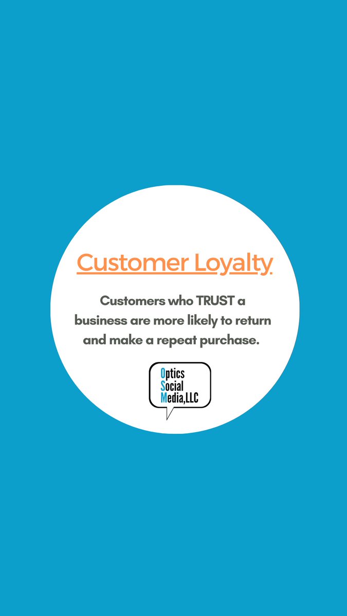 OpticsSocial's tweet photo. What are you doing to build trust with your prospects and customers?

#customerloyalty #buildtrust #opticssocialmedia https://t.co/aaqtD6Crd5