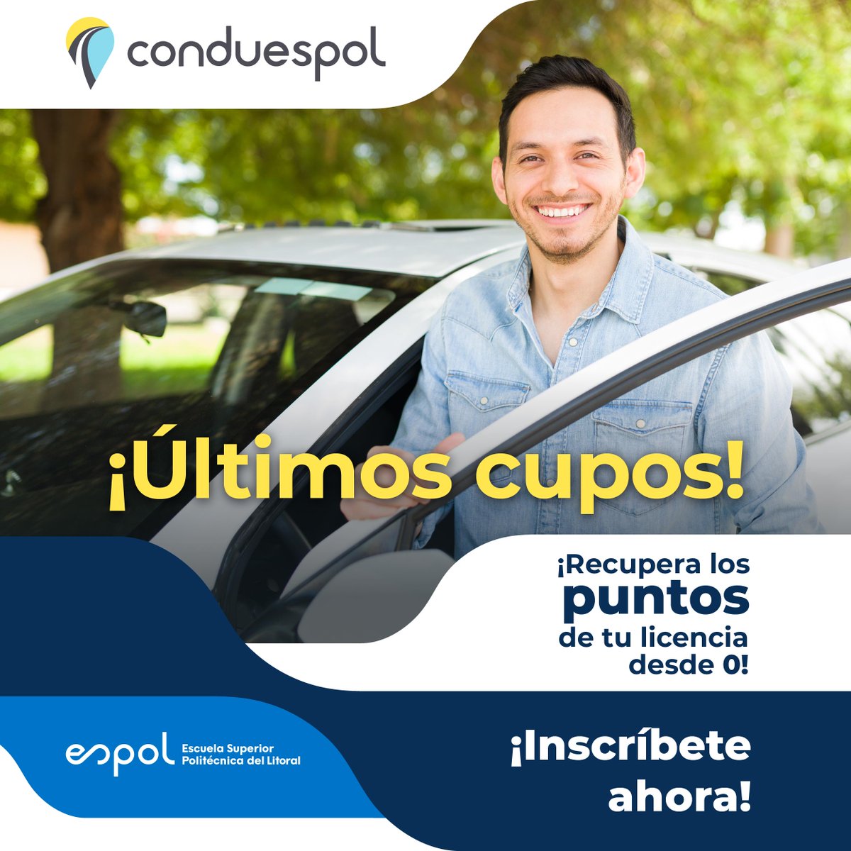 conduespolep's tweet photo. 💥 ¡Últimos cupos para recuperación de puntos! 💥

Si tienes 0 puntos en tu licencia de #conducir, esta es tu oportunidad para recuperarlos. 💪

¡Escríbenos y regístrate! 👉 https://t.co/zzUSMIthCN https://t.co/pqLgJmF9Rq