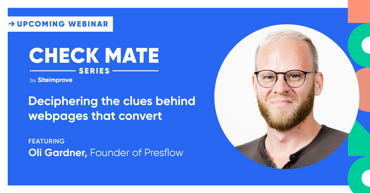 Want to learn the secrets behind how I optimize landing pages? Join me Jan 26th at 10:30am CST (8:30 PST) for <a href="/Siteimprove/">Siteimprove</a>'s #CheckMateSeries. Attendees will get my optimization checklist after the webinar. 

Register here now >> direc.to/iLF3

#CheckMate