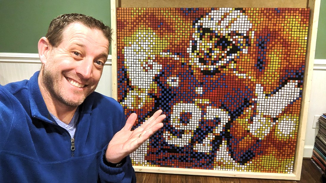 burlyn88's tweet photo. Nick Bosa made out of 575 rubix cubes!

https://t.co/o7l12hYI4p https://t.co/9nfXhbVmei