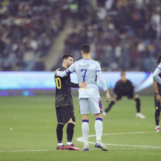 Que suerte tuvimos 🐐 
The last dance. 

#Messi #Cristiano