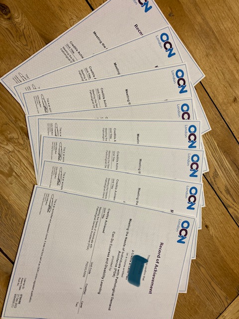 It's always great to send our the <a href="/OCNLondon/">OCN London</a> Level 2 certificates - today I'm sending out to those from our #PDA autumn evening class.  If this is on your agenda, our next PDA evening class is 28 February ow.ly/hHRy50MvfHi  #pathologicaldemandavoidance #autism