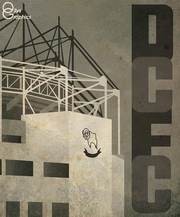 OllysGraphics's tweet photo. Pride Park Poster @dcfcofficial 

#Dcfc #Derbycounty #Derbycountyedit #pridepark #rams https://t.co/ZcrEsvWGkx