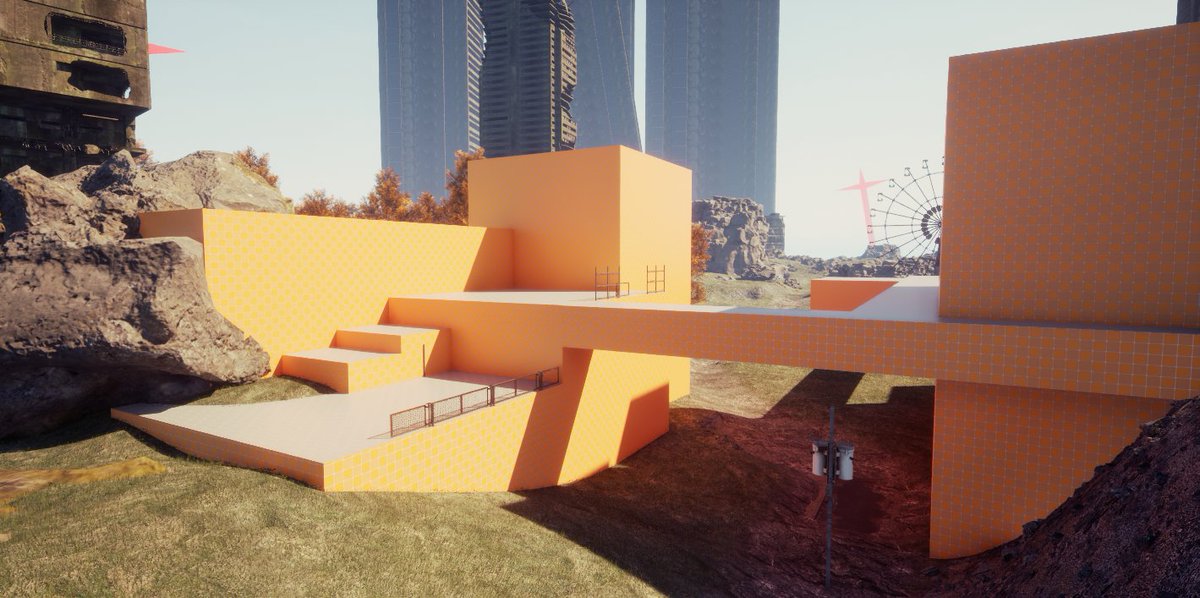 CloudTelos's tweet photo. Some more shots of the block out zone 

#gamedev #unrealengine #cloudtelos #indiegame #indiedev #ue5 #screenshotsaturday https://t.co/0YlkyTG7jN