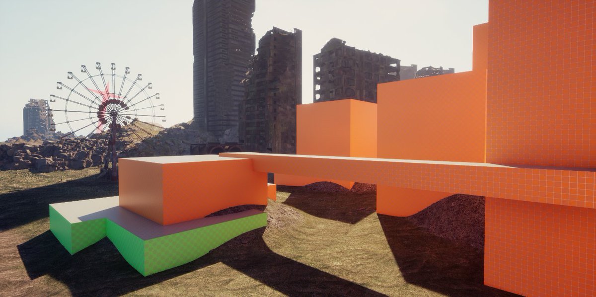 CloudTelos's tweet photo. Some more shots of the block out zone 

#gamedev #unrealengine #cloudtelos #indiegame #indiedev #ue5 #screenshotsaturday https://t.co/0YlkyTG7jN