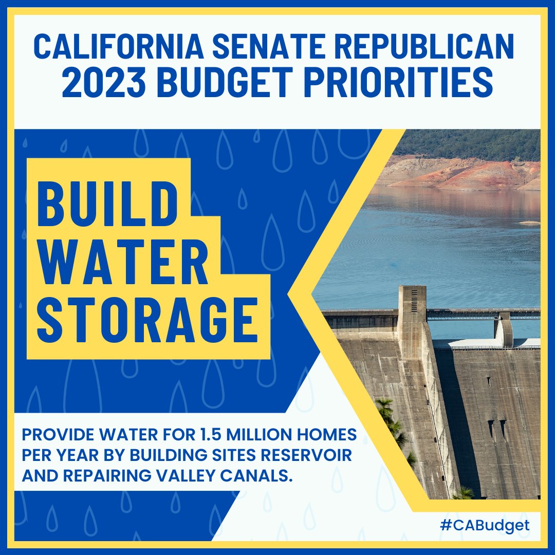 ScottWilkCA's tweet photo. 2014: CA Voters approve $7.1B for new water projects

2023: Nothing new has been built

#WaterStorageNow https://t.co/qILLrh7oOo