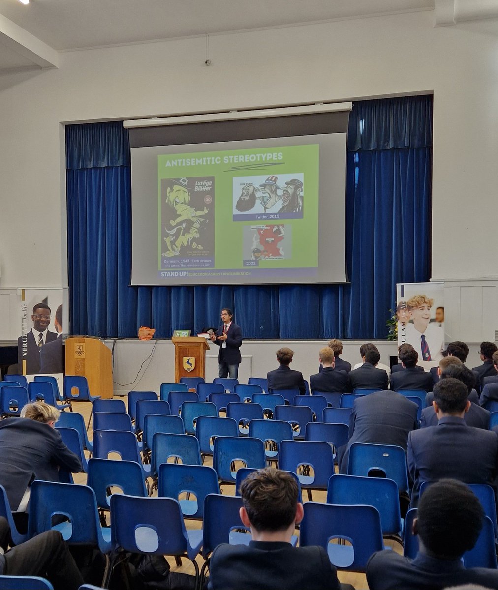 louise_n123's tweet photo. Great to welcome @StandUpEAD to @verulamschool today. Empowering and thought provoking sessions. #VerulamForLife #InclusiveForLife #CompassionateForLife https://t.co/TnD6JsIe4X