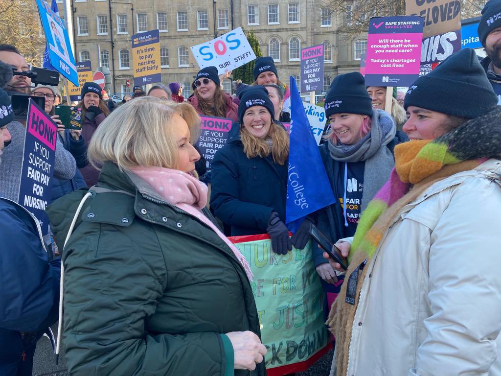 2nd stop in Brighton at Sussex Community Trust again meeting formidable passionate nursing staff who are determined to keep going on behalf of their patients #RCNStrike