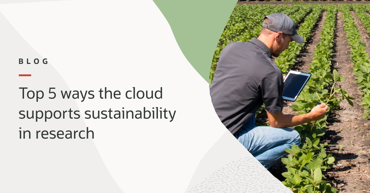 OracleSustainab's tweet image. More and more academic #funding organizations are making #sustainability a key part of their grant eligibility criteria. 
Here are the top 5 ways #cloud computing reduces the #environmental effects of #research and analytical #computing: 

bit.ly/3J0ww21