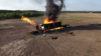 USDOTFRA's tweet image. #TechyThursday: What happens when an LNG rail storage tank is exposed to fire conditions? Read the #FRAResearch Results Report here: railroads.dot.gov/elibrary/fire-…