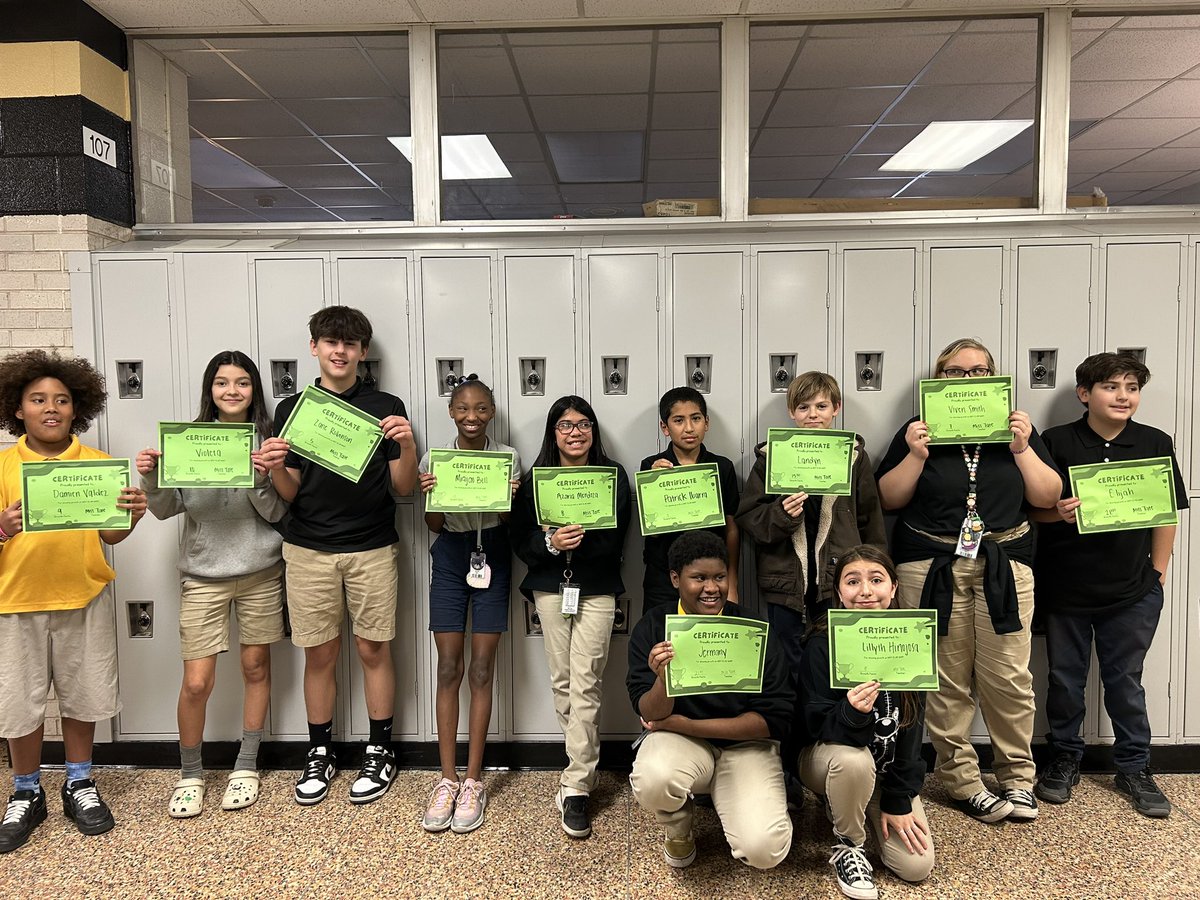 These awesome students showed growth on their MOY reading MAP!🌟<a href="/wilsonyoungms/">Wilson & Young MS</a>