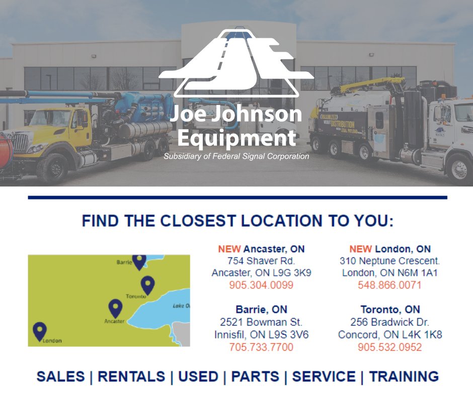 Joe Johnson Equip (@joejohnsonequip) on Twitter photo Connect with your Southwestern Ontario team today and discover the convenience of having JJE closer to you!
Regional Sales Manager: Jason Sewell jsewell@jjei.com
Parts & Service Support Rep: Tyler Smout tsmout@jjei.com
#JJE #Sales #Parts #RequestADemo #RequestAQuote #Used Connect with your Southwestern Ontario team today and discover the convenience of having JJE closer to you!
Regional Sales Manager: Jason Sewell jsewell@jjei.com
Parts & Service Support Rep: Tyler Smout tsmout@jjei.com
#JJE #Sales #Parts #RequestADemo #RequestAQuote #Used