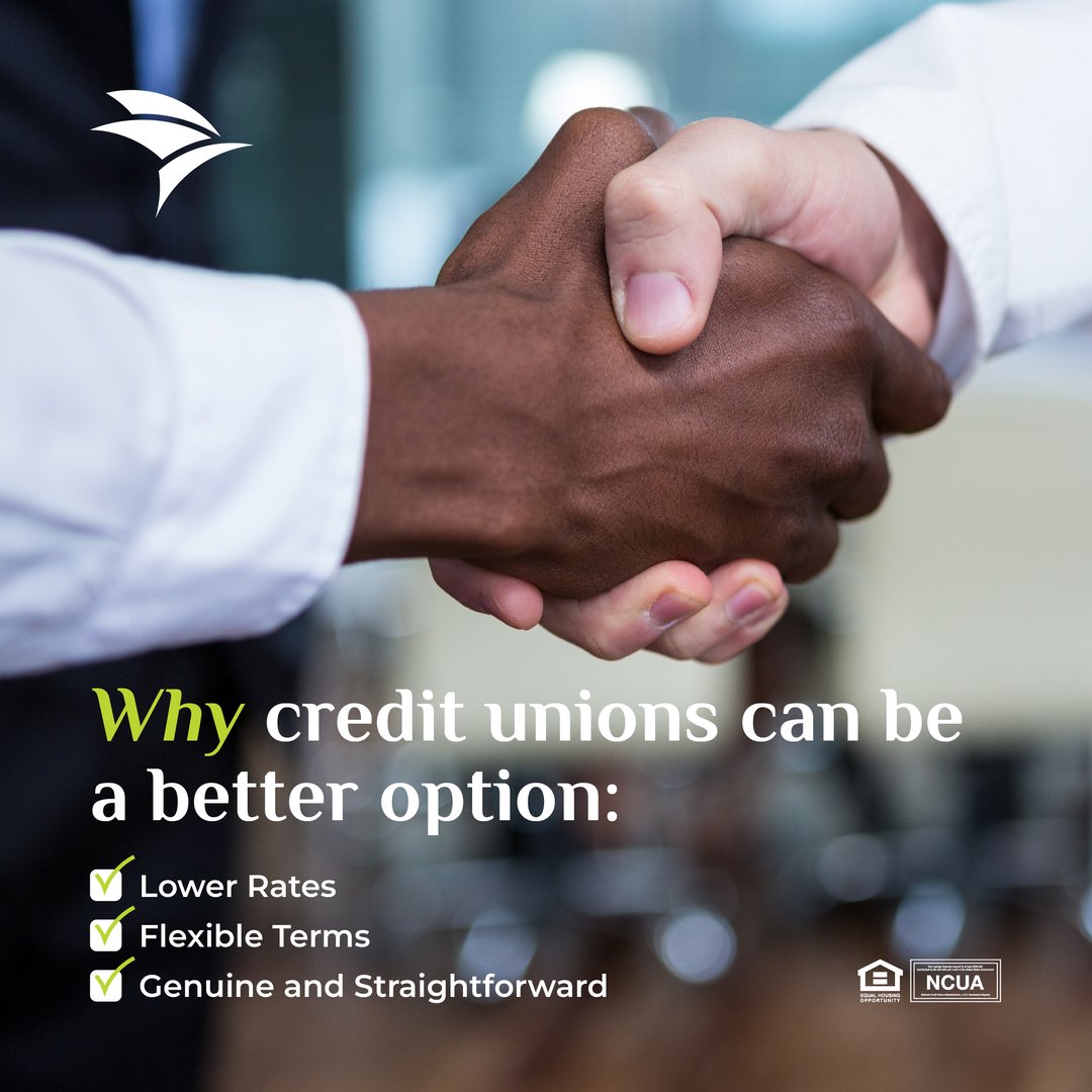heritage_fcu's tweet photo. Huge mistake? 👇🏽

Shopping for a loan at a typical bank before understanding that credit unions may be the better option.

You could be missing out on:

1️⃣ Lower rates
2️⃣ Flexible terms
3️⃣ Genuity and straightforwardness 

Read more here:
https://t.co/ske4EfM3sW https://t.co/MGYyoiekTu