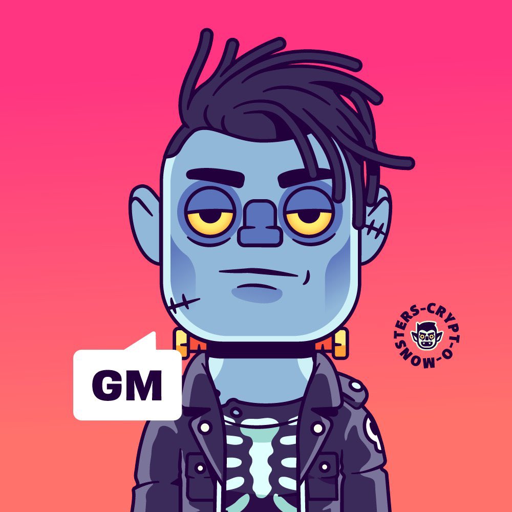 monsters_crypt's tweet photo. GM Gang! Friday's around the corner! 
#NFTs #NFTCommunity #nftart #ETH #thursdayvibes #OpenSeaNFT #cryptocurrency #CryptoMonsters #Ethereum #opensea #NFTMinting #NFTProject https://t.co/DpkkAIHfCj