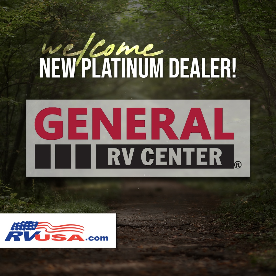 RVUSA's tweet photo. We'd like to welcome General RV Center's 14 locations as Platinum Dealers on RVUSA! You can now shop hundreds of RVs from their dealerships in Michigan, Florida, Illinois, Ohio, Pennsylvania, Utah and Virginia on https://t.co/iYMAGEu5hj. https://t.co/gzy6xxE2jv