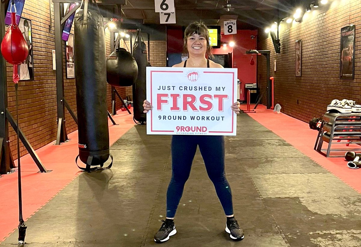 9RoundBeaverton's tweet photo. Welcome to 9Round Beaverton family Vicky! You’re gonna love it here! 🥊 https://t.co/EUej13CsZ1