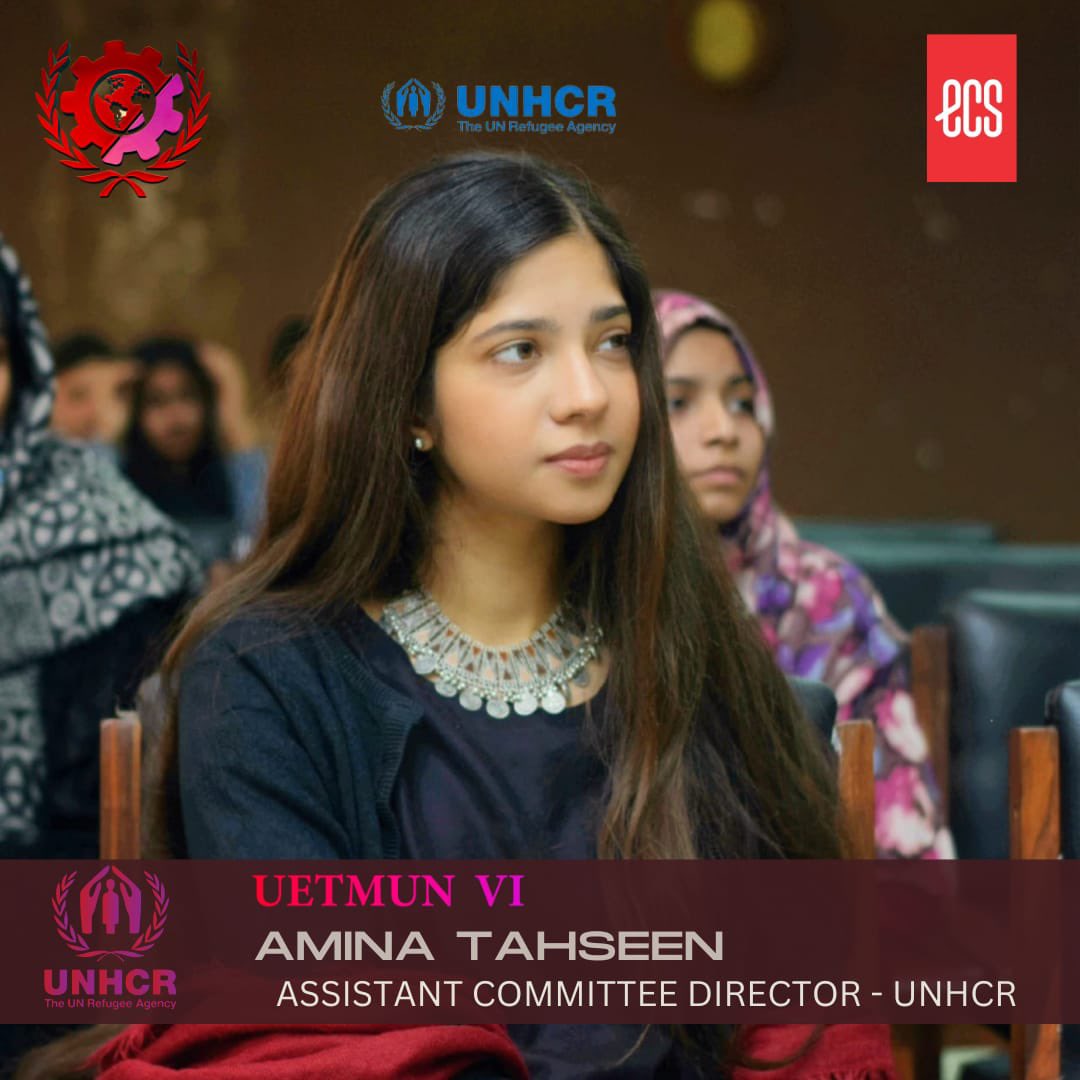 MUNUET's tweet photo. I wish you all luck and look forward to see you in the committee. Remember to have researched your position thoroughly and comprehensively before the debate. You don't want to bring a knife to a gunfight ;)

#uet #mun #uetmun #munlahore #muncircuit https://t.co/vr9nDitVLb
