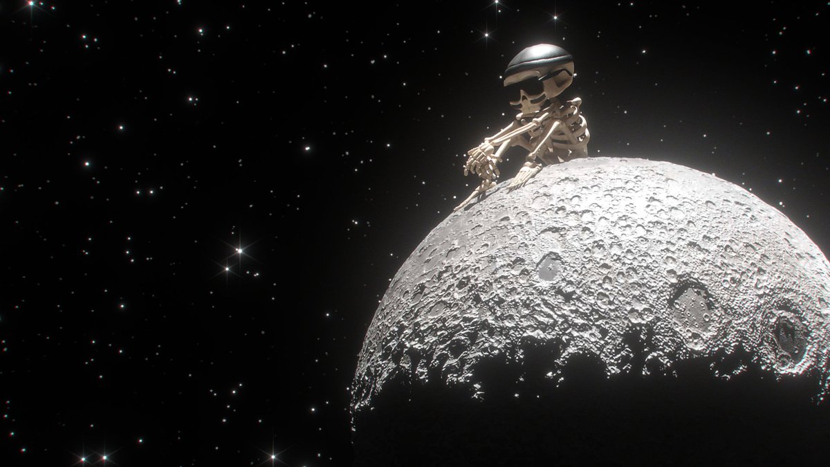 Another amazing creation by one of our talented community members <a href="/funkero_eth/">F U N K E R O 👑</a> 👏👏👏

#DASK #DAZK is not your standard PFP #NFT and our community is building to be so much more!
😍🌕💀