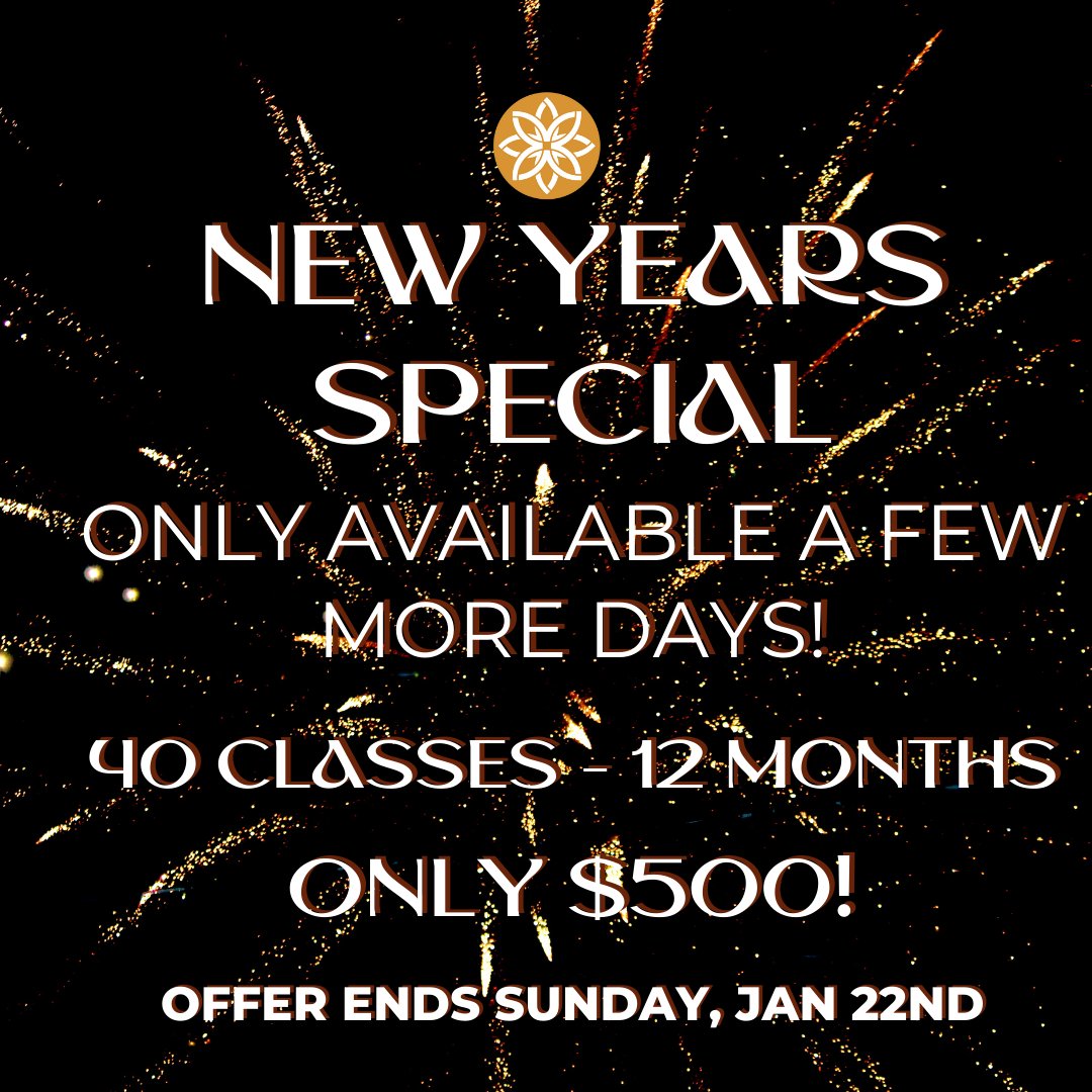 ONLY A FEW MORE DAYS TO CAPITALIZE ON THE DEAL OF A LIFETIME!

Yoga Center of Denver Will Be Offering 40 Classes to Use in 12 Months For Just $500 Until Sunday, January 22nd, 2023!

Get it While it's Hot!

Click Here! yogacenterdenver.com

#denveryogadeals #denveryoga