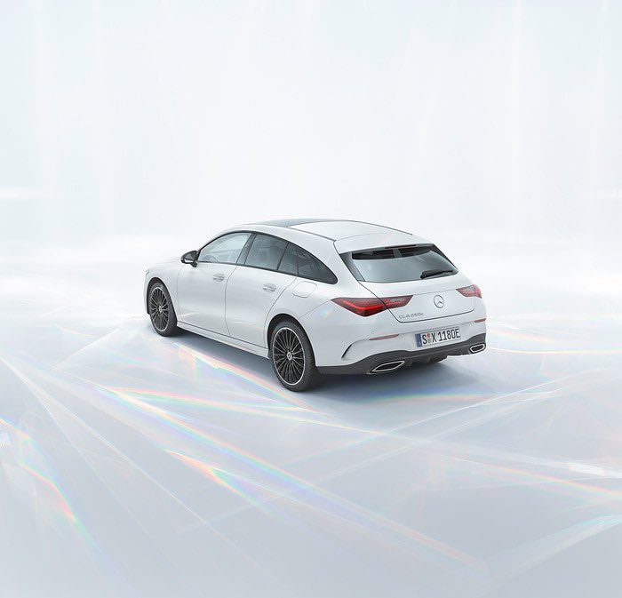 MercedesBenzIre's tweet photo. Express your drive. Meet the new 
trendsetters in the compact segment. The @MercedesBenz #CLA Coupé and Shooting Brake, with updated front and rear design, new wheel options and full LED lights as standard.
#MercedesBenz #Mercedes #ExpressYourDrive https://t.co/WUq9Cvcpac