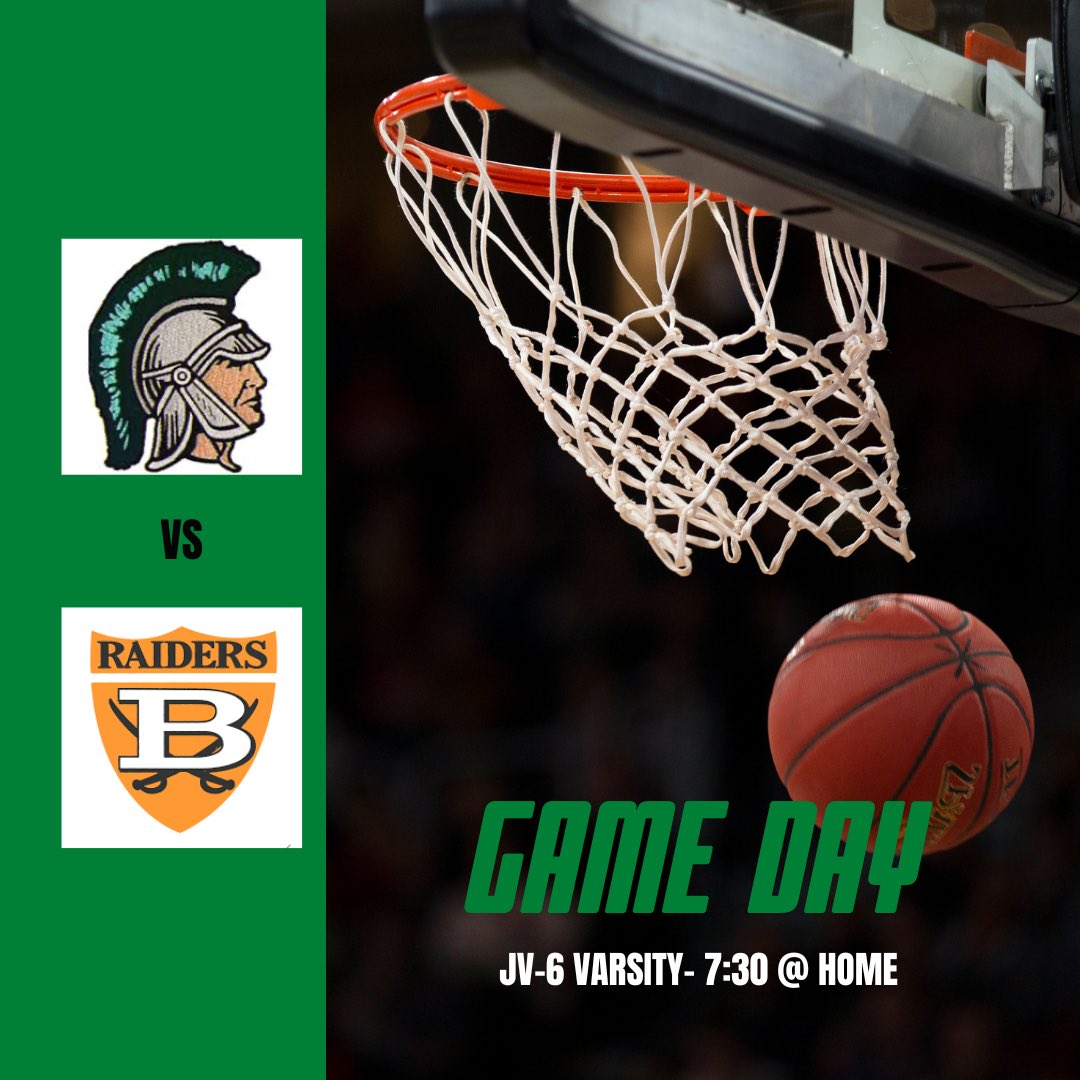 Game day @ home!! Jv begins at 6 and varsity will follow!