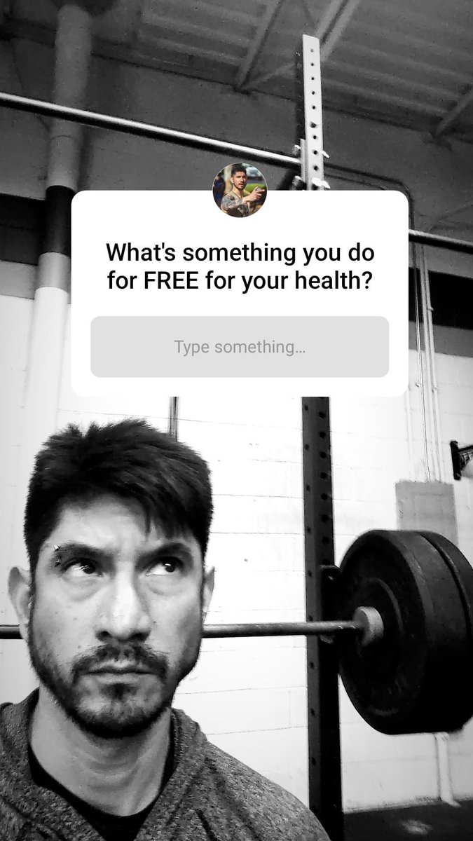 TheMightyHector's tweet photo. What's something you do for #FREE for your #health ? https://t.co/7wVm9tn7jV