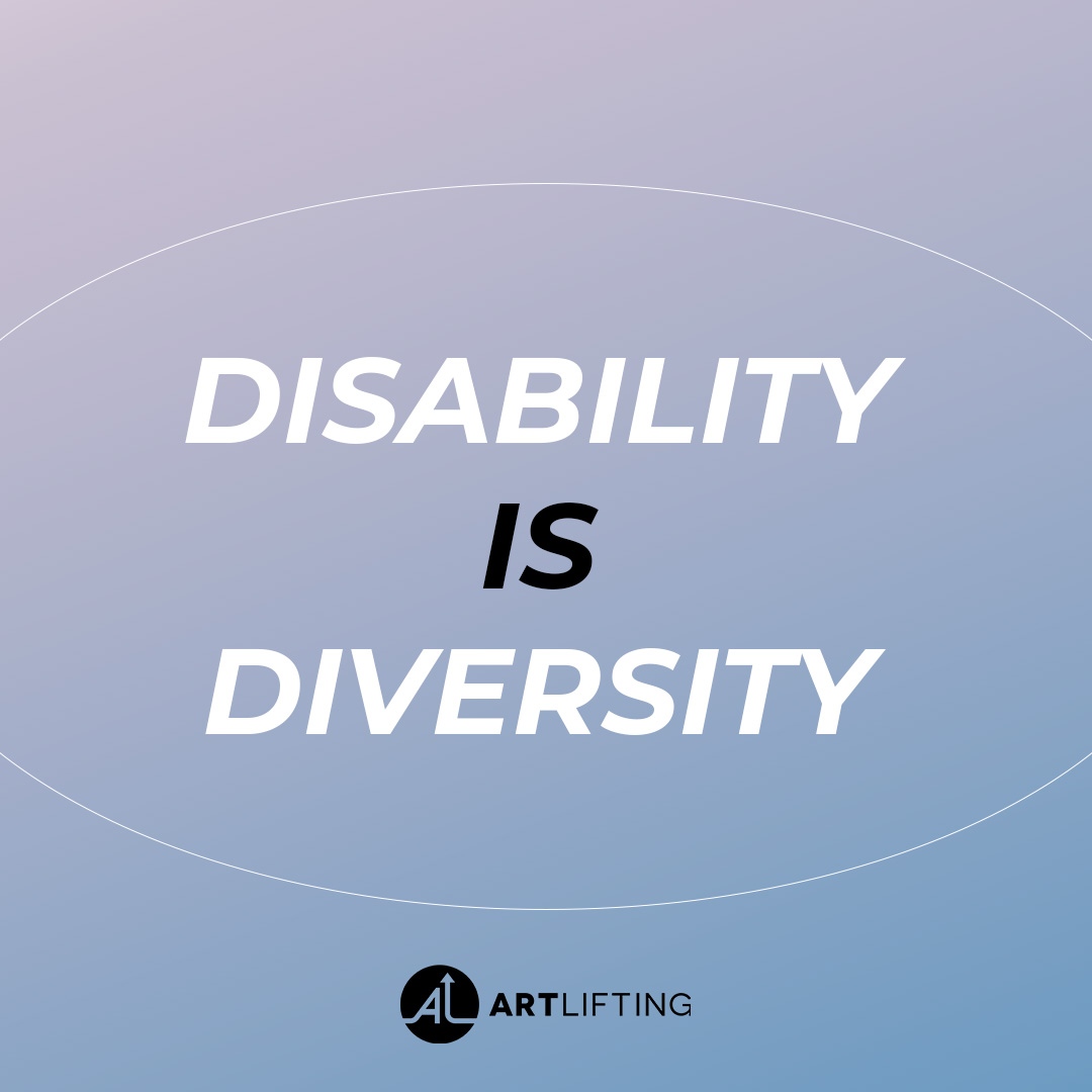 ArtLifting's tweet photo. Friendly reminder – Disability is diversity! 👏

A new article in @time features some startling figures showing how businesses are falling short when it comes to including disability in DEI initiatives. https://t.co/x3sVLDwKGd

#LearnAlways #DisabilityIsDiversity #DEI https://t.co/fe83Eg8m9c