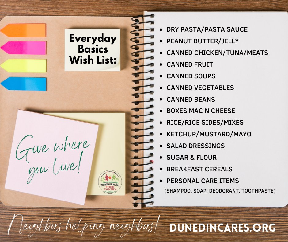 Dunedincares's tweet photo. 🍊❤️ Busy on Amazon with all those holiday returns? From our web site's wish list page, you can get our needs list, the links to sign up for Amazon Smile, and the link to our Amazon Wish List! https://t.co/wCUPgSVNVQ 🍊❤️
#dunedincares https://t.co/DwIO06NrtC