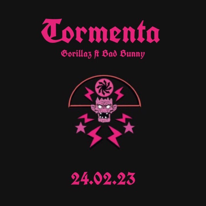 DamonUnofficial's tweet photo. TORMENTA ⛈️ @Gorillaz feat @sanbenito
24.02.23 https://t.co/JsZqMZqsft