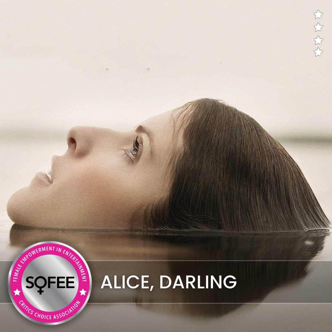 CriticsChoice's tweet photo. The #CriticsChoice Association Women’s Committee is pleased to announce #AliceDarling  @Lionsgate as the next recipient of the #SOFEE Seal of Female Empowerment in Entertainment. Congratulations on your “SOFEE”👏🏼⭐️⭐️⭐️⭐️
 
@AnnaKendrick47 #criticschoice #SOFEESEAL https://t.co/KiPdZAYUp4