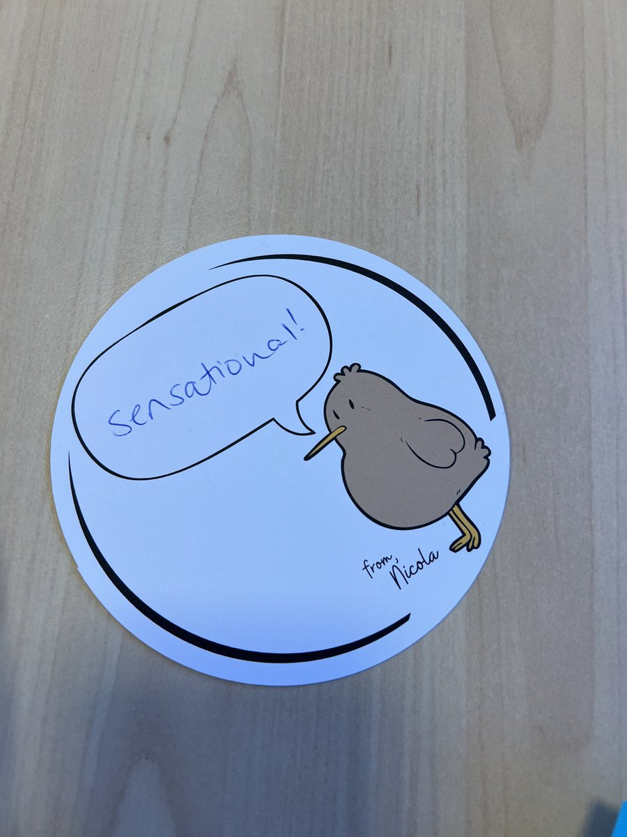 AmyHubbinquiry's tweet photo. @Nicola_EduCoach you had me at the Kiwi bird! 🤗 I am feeling so honoured and grateful for your feedback and notes! Thank you for supporting teachers to reach their full potential when striving to teach quality lessons and for serving as a great mentor and role model too! https://t.co/1Nm3JxakUY